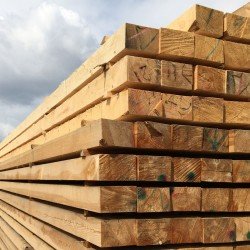 Обрезной брус ТУ 100x200x6000 мм сосна