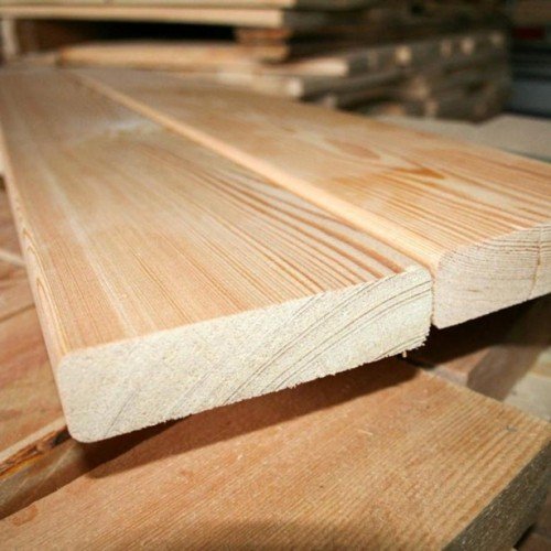 Палубная доска из лиственницы класс С 35x140x3000 мм